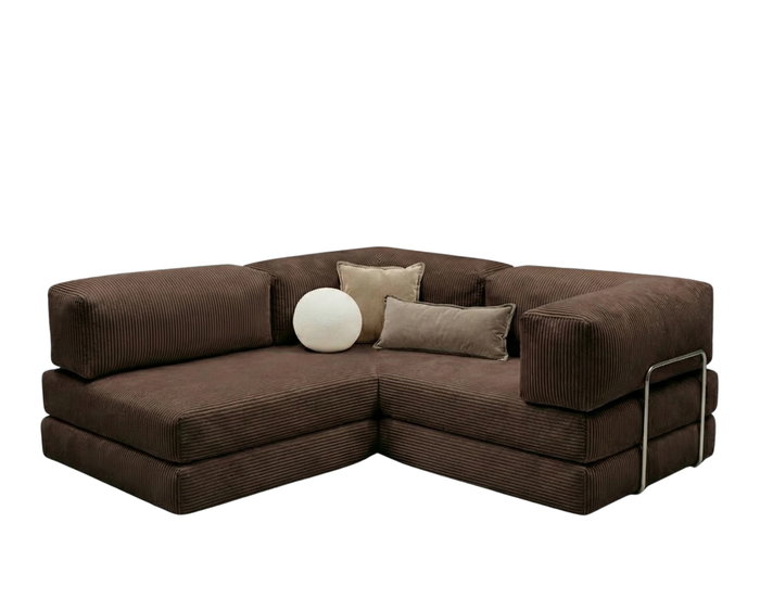Atelier Del Sofa Kanyon Sofá-Cama Esquinero Marrón Atelier Del Sofa Kanyon Sofá-Cama Esquinero Marrón